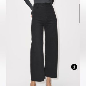 Zara Marine Straight high Waisted Jeans.